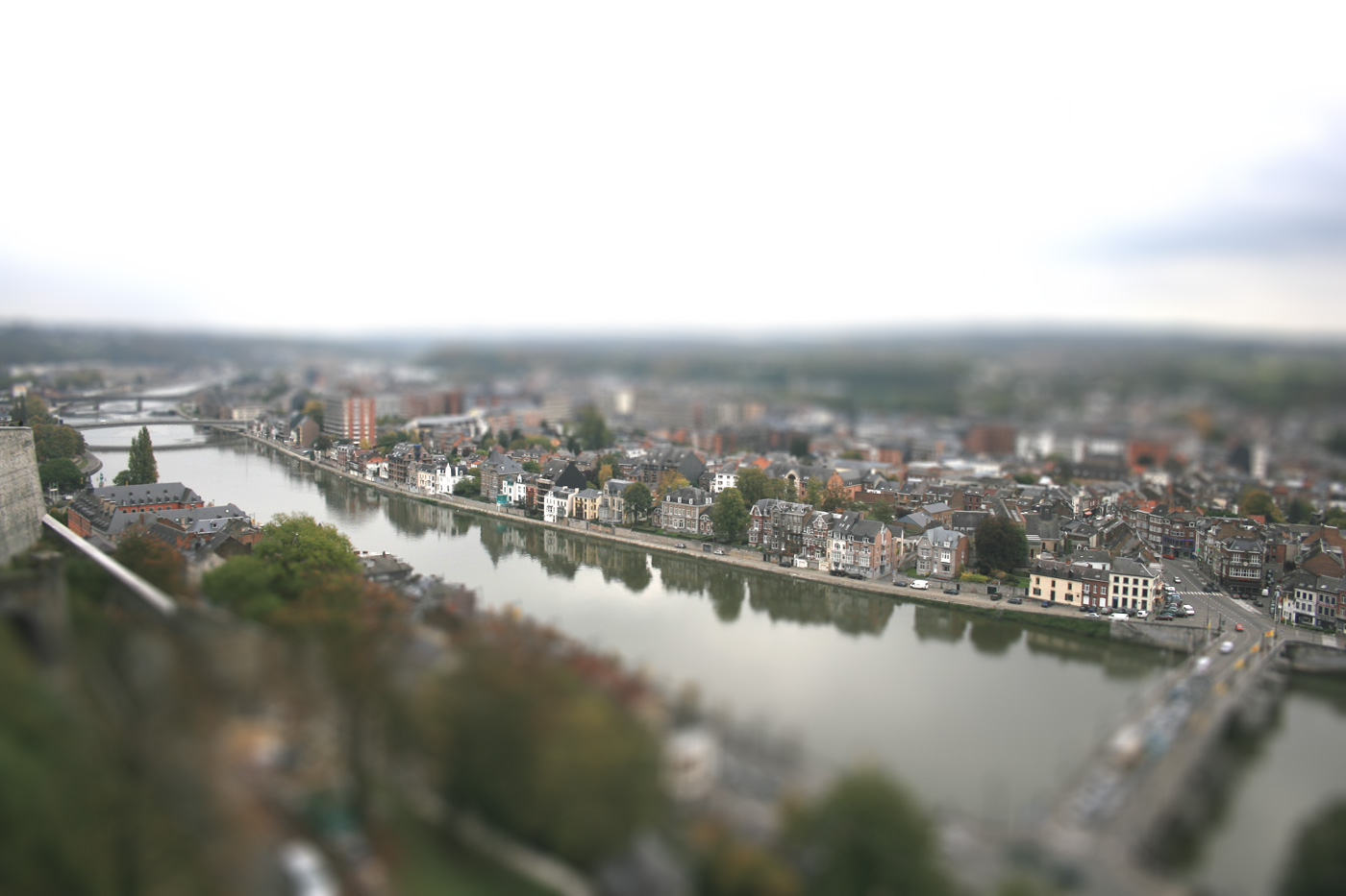 meuse tilt shift by Arnaud Charlier